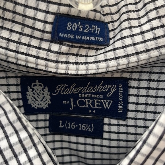 ❤️ 🆕 J CREW Button Down Shirt Size L - Picture 4 of 4